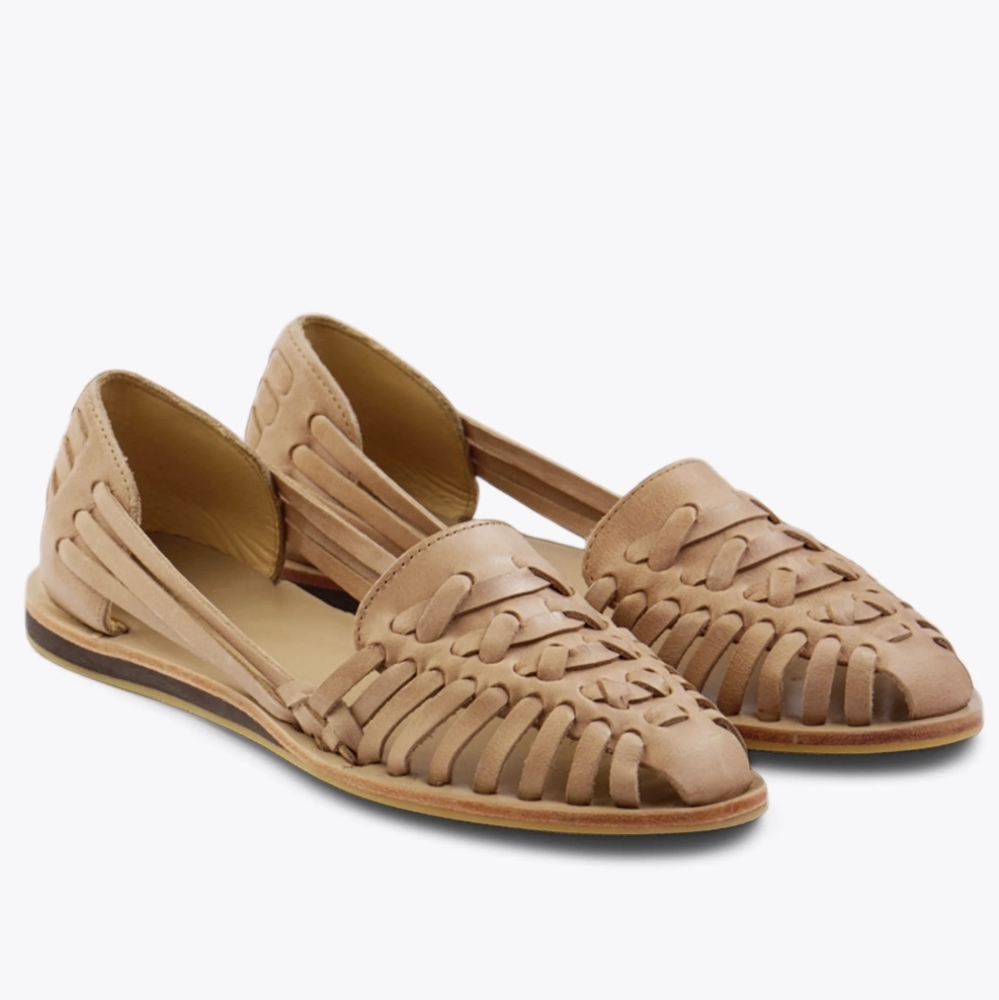 COPY - NWT Nisolo Huarache Ecuador Sandal in Almond size 6